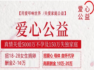 陇西捐卵助孕生子 爱心志愿者招募
